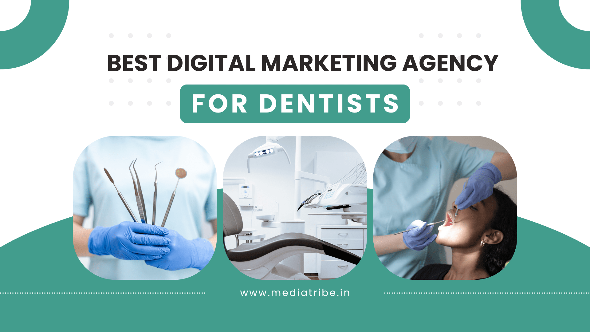 Media Tribe team managing dental clinic marketing and growth strategies