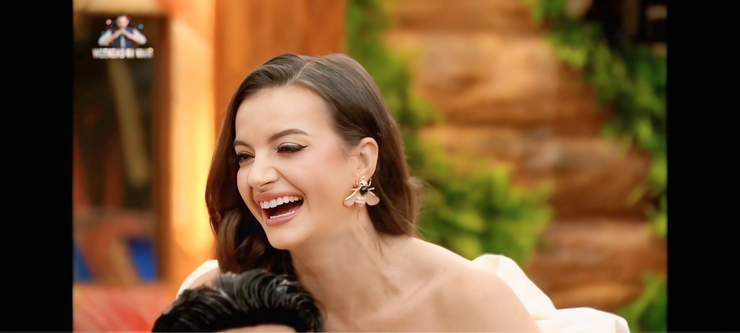 Natalia Janoszek in Bigg Boss 19 wearing Ishin Fashion Jewellery styled by Rima Mishra